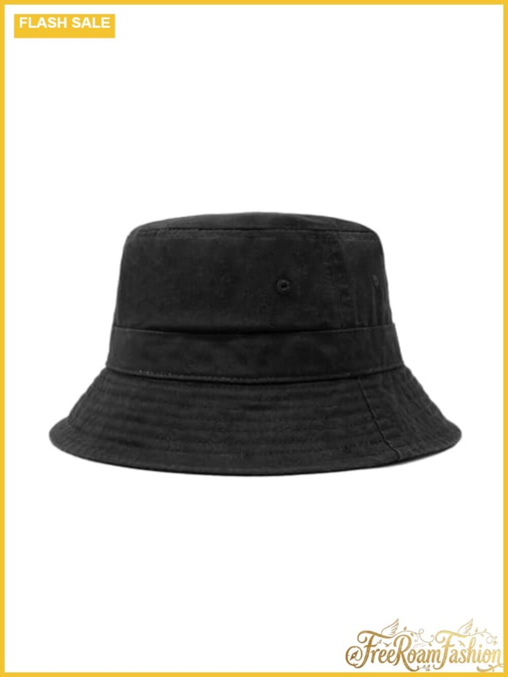Cotton Bucket Hat UPF 50+ Sun Protection Adjustable Beach Golf Fishing